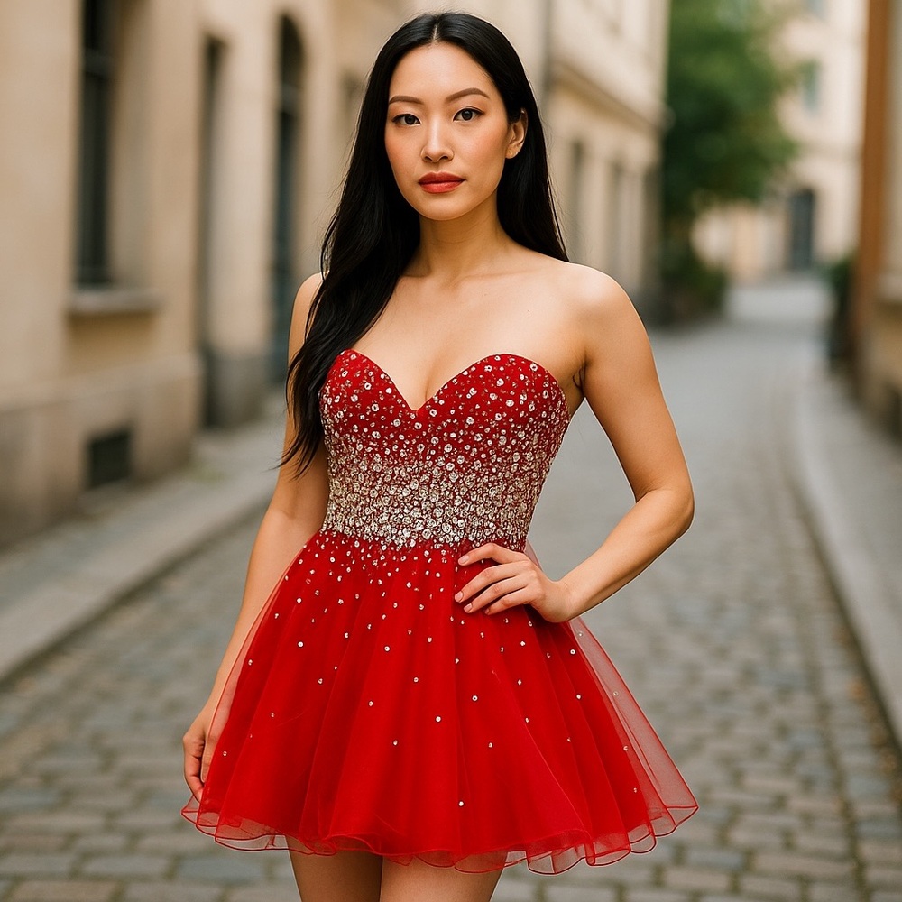 Stunning! Mari Lee by Madeline Gardner Prom Dress Size‎ 2-4